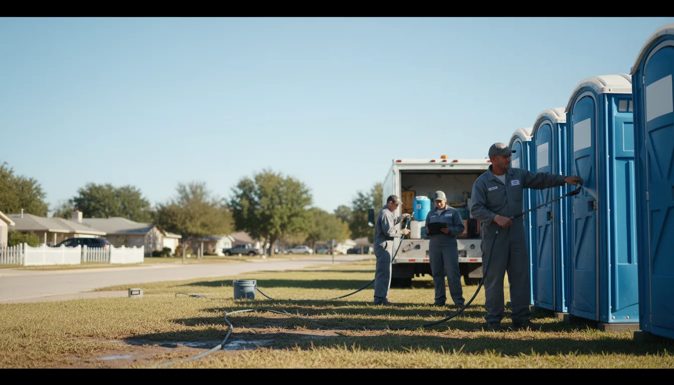 Long-Term Portable Toilet Rental in Rosamond, IL near me